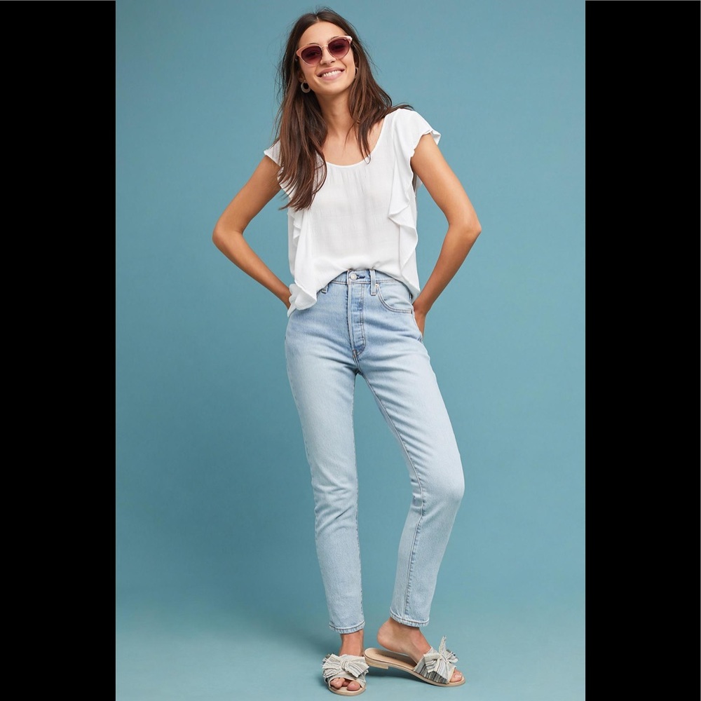 NWT Anthropologie Levi's 501 jeans